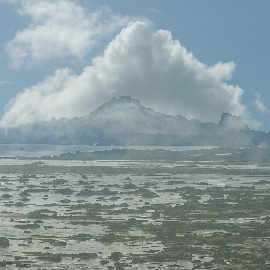 Herm haze at low&nbsp;tide