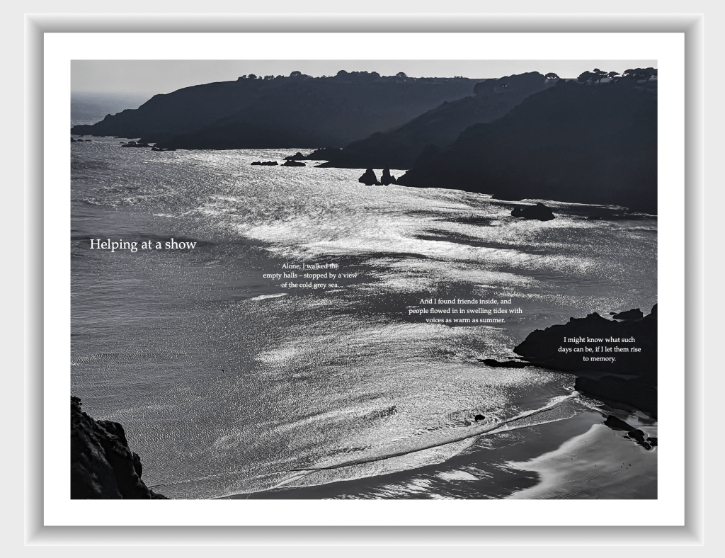 Helping at a&nbsp;show